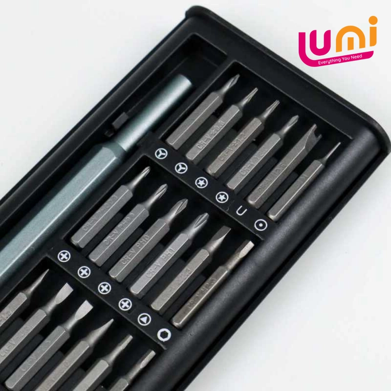 Product image Luminary - Luminary - Obeng Set 24in1 obeng magnet multifungsi isi 24 screwdriver set 24 pcs obeng servis hp ob Ukuran 24in1