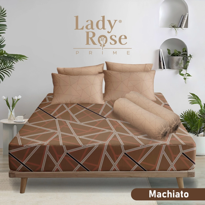 Product image Dylan 19 [TA] - Dylan 19 - Sprei lady rose prime queen 160x200 tinggi 30cm 160x200x30cm Machiato