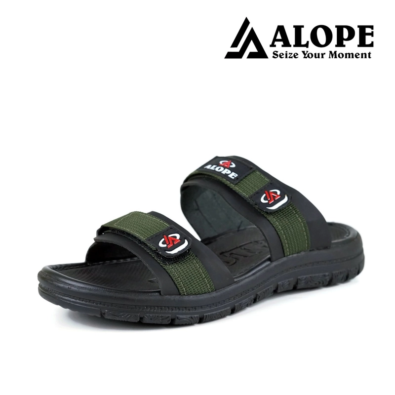 Product image ALOPE OFFICIAL - SANDAL WILDER ALOPE PRIA WANITA BAHAN TEBAL ANTI LICIN SIZE DEWASA 39 SAMPAI 43 39 ARMY