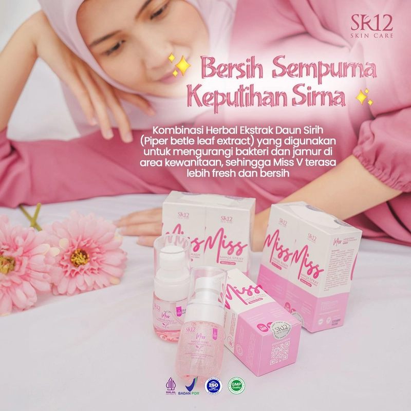 Product image SR12 Miss Manja Wash Dan Spray Mengatasi Bau Tak Sedap Keputihan Dan Gatal-Gatal 40 ml Manja Spray