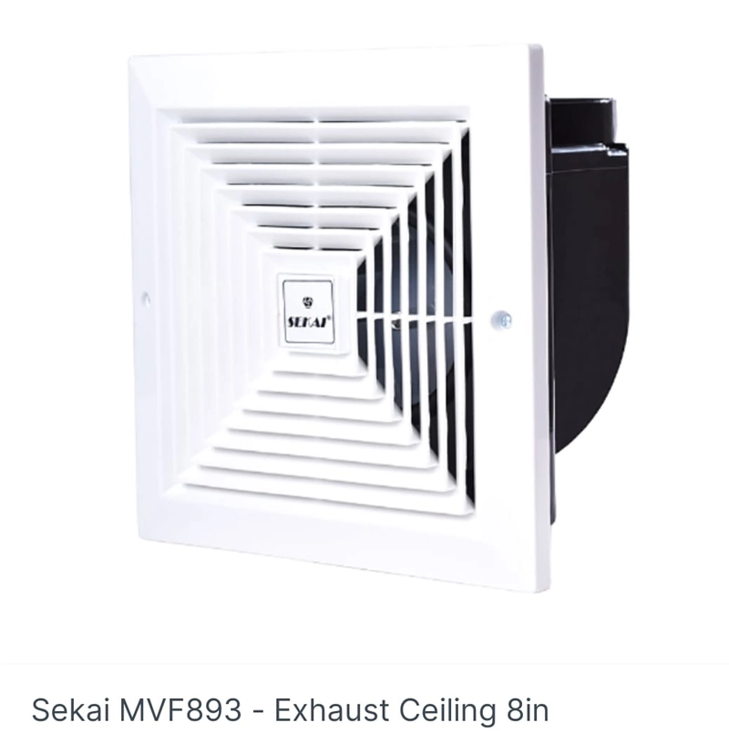 Product image Mumtazqu Store - sekai MVF893 Exhaust ceiling 8in 3kg random