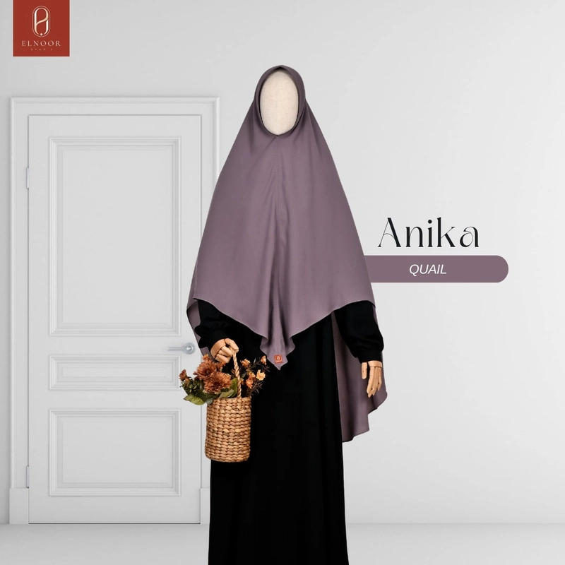 Product image ELNOOR SYAR'I - ANIKA KHIMAR ANTEM ALL SIZE Crushed Grape