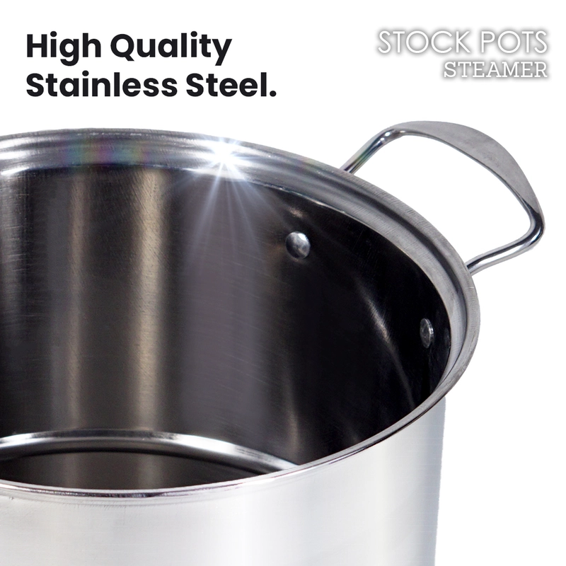 Product image Asta Dandang Kukus Panci Kukusan Stainless Asta Steamer Tebal - Satuan Ukuran 23 cm