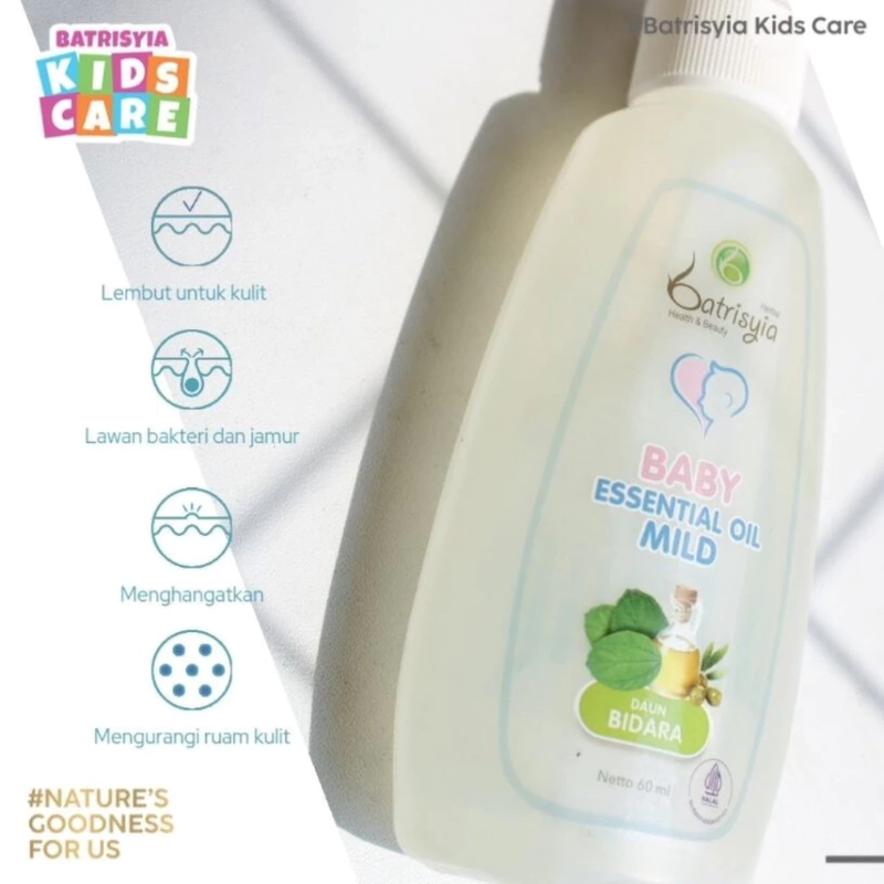 Product image Batrisyia - Baby Essential Oil Mild - Minyak Telon Batrisyia 60ml Putih