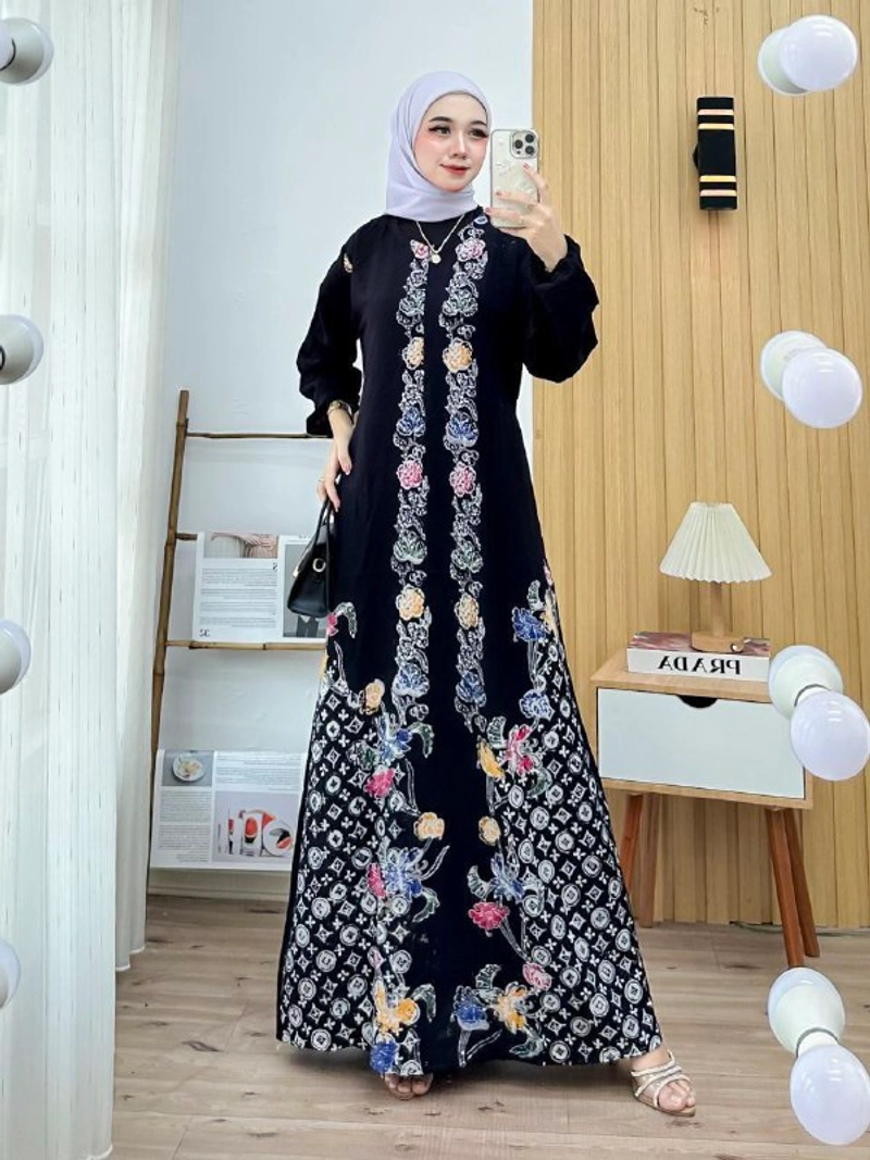 Product image Batik Ayodha - GAMIS KALILA CAP ALLSIZE STANDART LD 114CM Allsize A