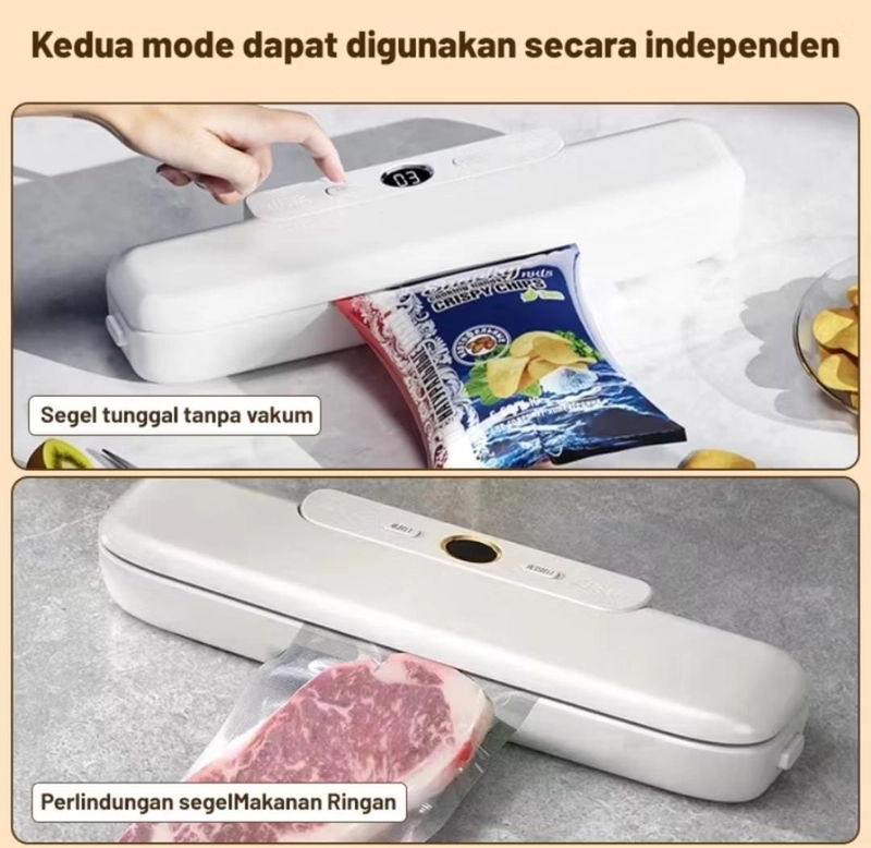 Product image Rizki Electronics - UPUPIN Vacum sealer fresh mesin vacuum sealer putih