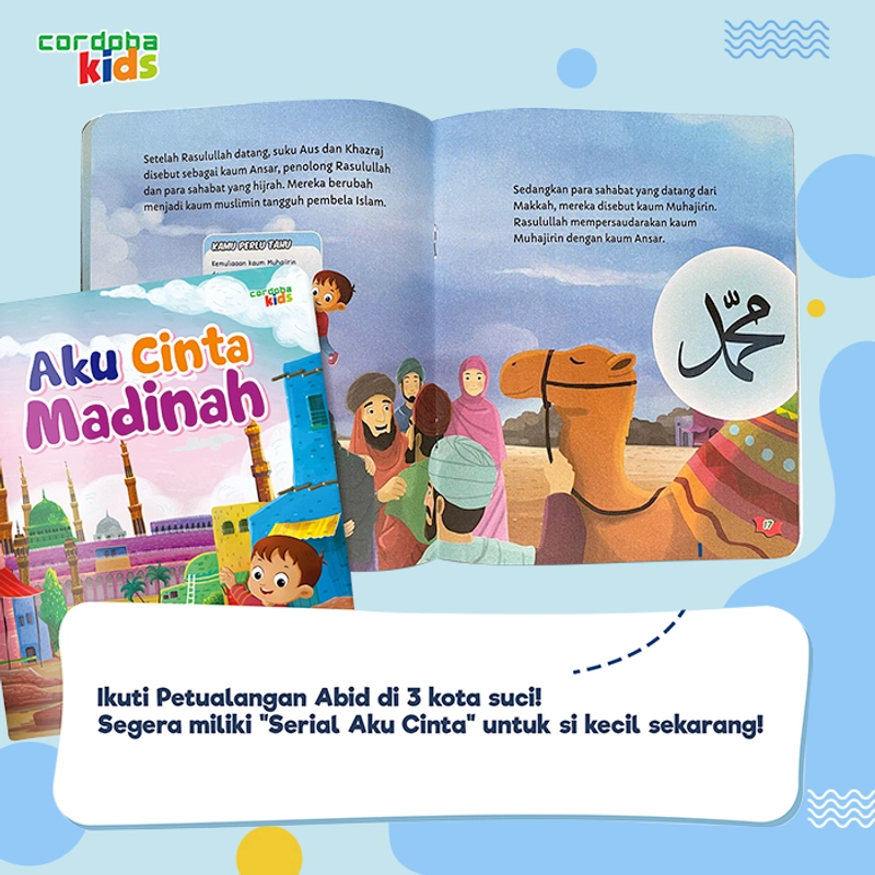 Product image Cordoba - Cordoba Kids - Seri Buku 3 Negeri Istimewa Umat Islam Soft Cover B5 3 buku Warna Random