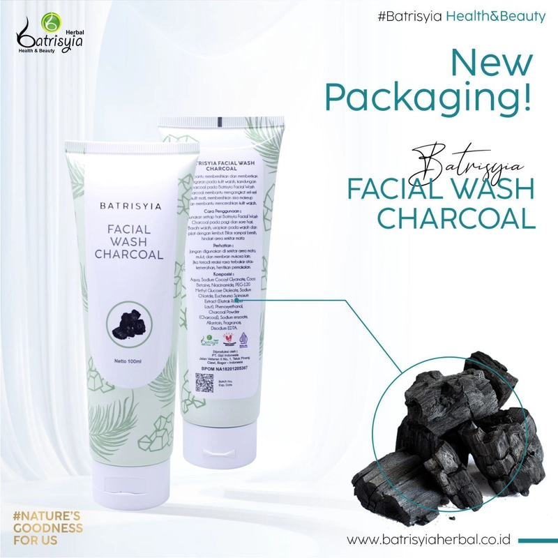 Product image Batrisyia - Facial Wash 100 Ml Charcoal