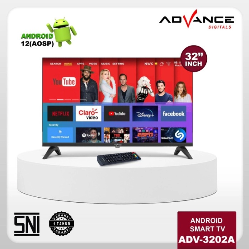 Product image Advance Digitals Indonesia - Android TV Smart Advance ADV-3202A TV HD 32inch TV Digital DVB-T2/C 32 inch Default