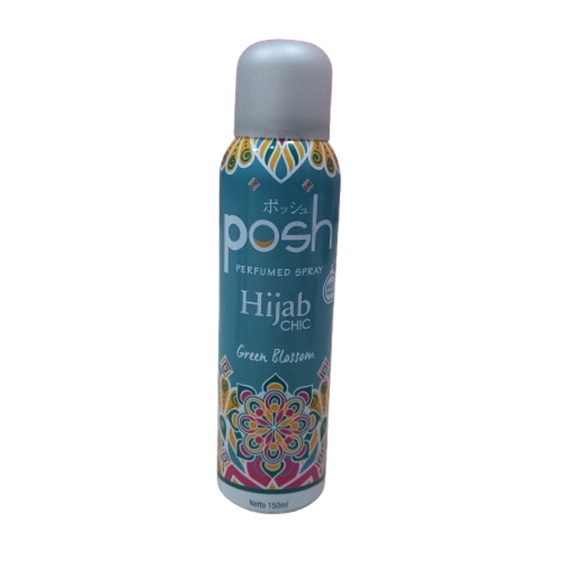 Product image Kayfa Shop - POSH Parfum Hijab Body Spray 150 mL - Parfum Wanita Segar Tahan Lama Anti Bakteri Hijab 150ml Hijab green blossom