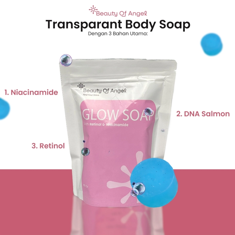 Product image [BUNDLING] Beauty Of Angel Glow Soap 40gr 3 PCS - Beauty of Angel - Soap Bar all variant all variant