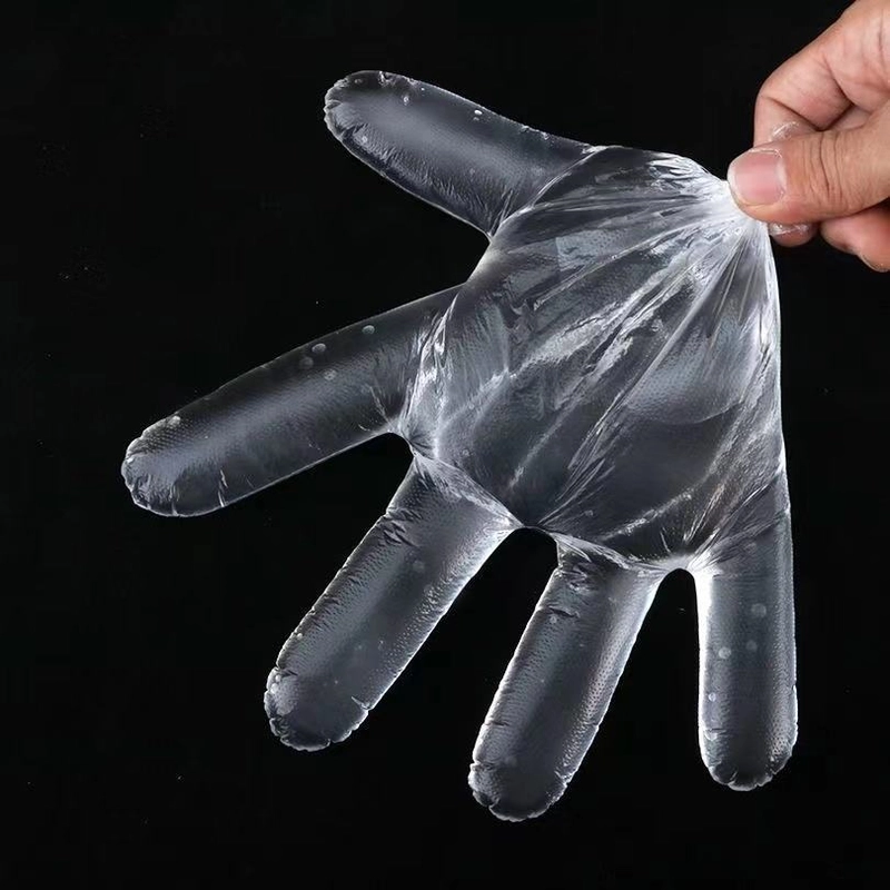Product image KAMJE Sarung Tangan Plastik Isi 100pcs Disposable Gloves Tebal Transparan KMJ008 KMJ008 KMJ008