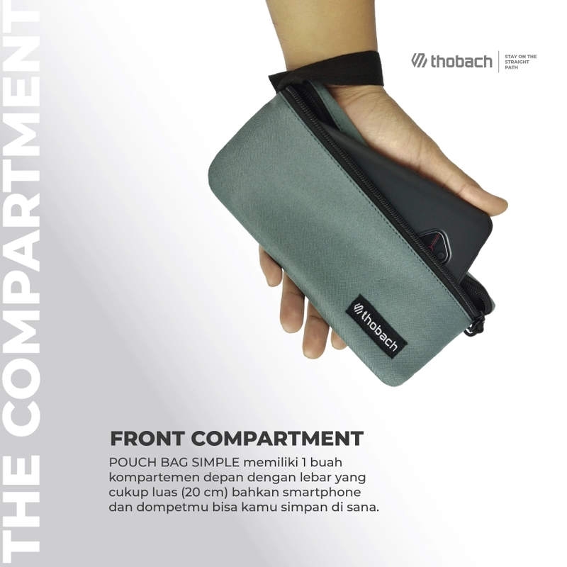 Product image Thobach official - THOBACH Pouch Bag Simple (PBS) 100 gr Black