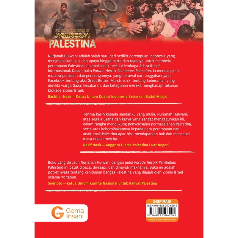 Product image Gema Insani - Parade Heroik Pembebas Palestina 20 x 14 cm SC