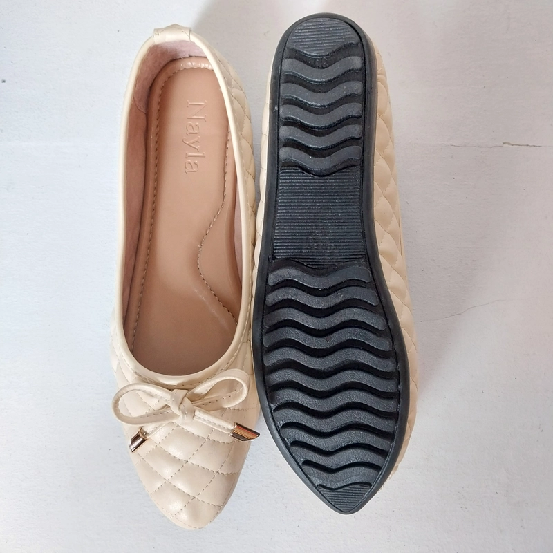 Product image Nayla - Sepatu Wanita Flatshoes Size 37-40 Series Bella 37 Cream