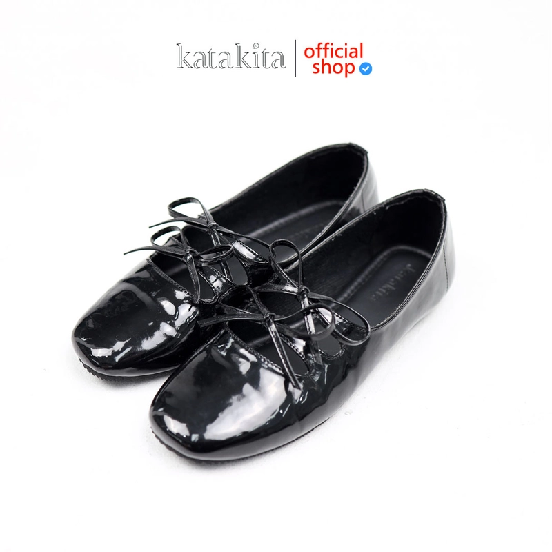 Product image Katakita - Katakita Anya Flatshoes Wanita Sepatu Flat Wanita 37 Black