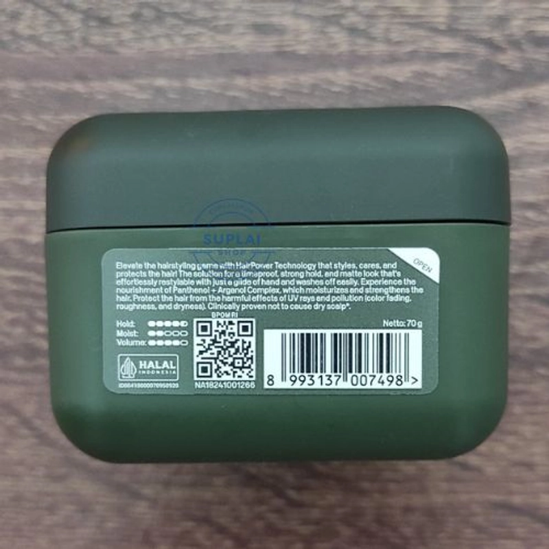 Product image SUPLAI SHOP - SUPLAI SHOP - Pomade Krim Rambut Tipis Rapi Kahf 70 g Matte Dapper