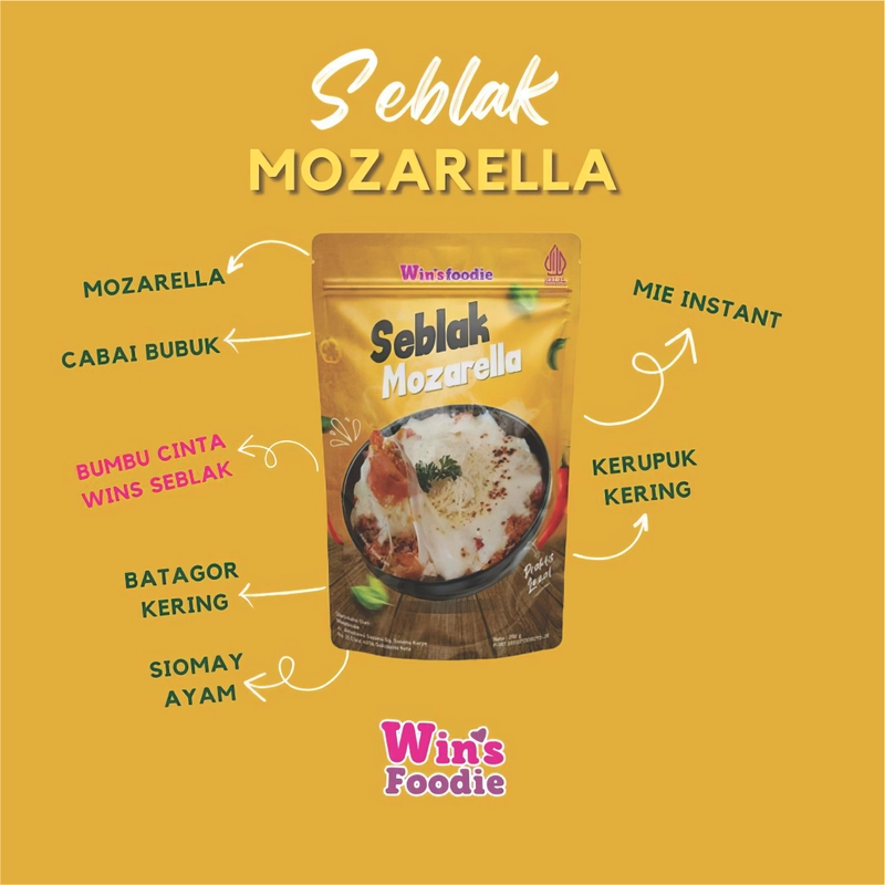 Product image WinsFoodie - SEBLAK MOZZARELLA KEMASAN 200g seblak mozzarella