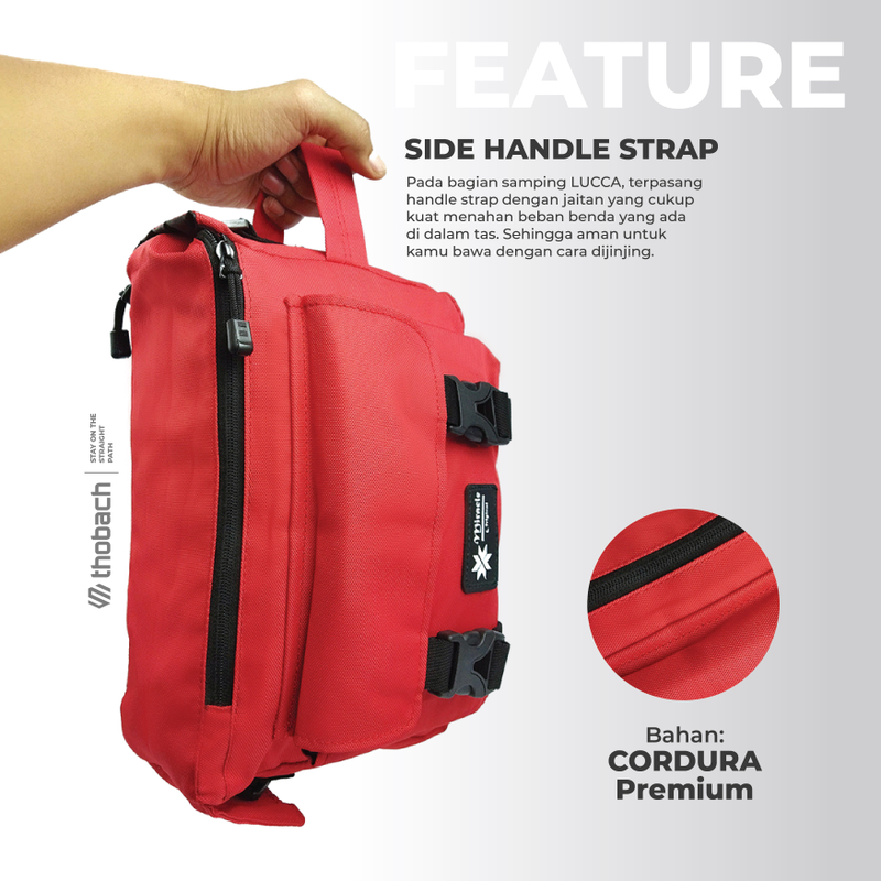 Product image Thobach official - THOBACH Slingbag / Camera Bag LUCCA WARNA RED