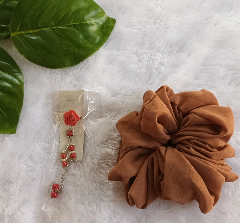 Product image Fisky Collection - Bros Dagu Mutiara + Scrunchi Jumbo All Size Random