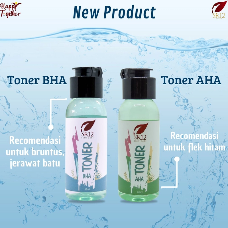 Product image SR12 Toner BHA Toner Eksfoliasi Kulit Berminyak Dan Berjerawat 60 ml Toner BHA