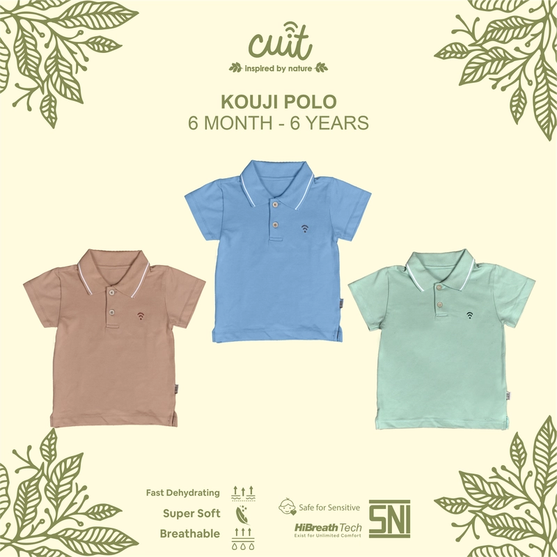 Product image Cuit 6 Bulan - 6 Tahun Kaos Kemeja Anak Laki-laki Polo Shirt Kouji - T-shirt Anak Wangki XXL Royal Blue