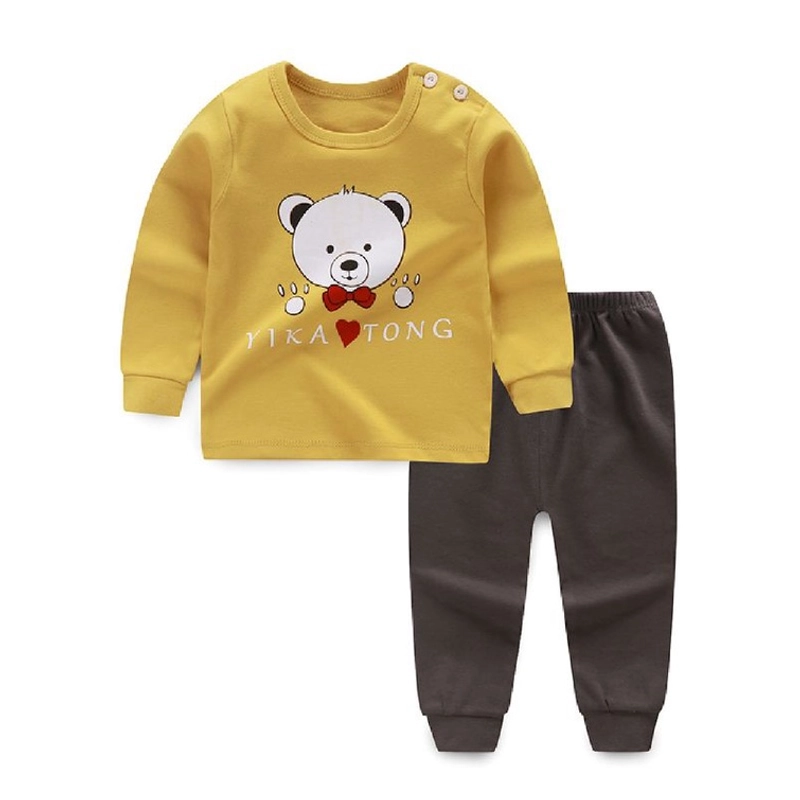 Product image JZ 6-8 Th Homey Set Setelan Piyama Anak Laki-Laki Dan Perempuan 140 Bear