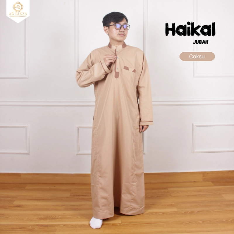 Product image Arrikza - JUBAH DEWASA LAKI LAKI HAIKAL (COKSU) XS COKSU