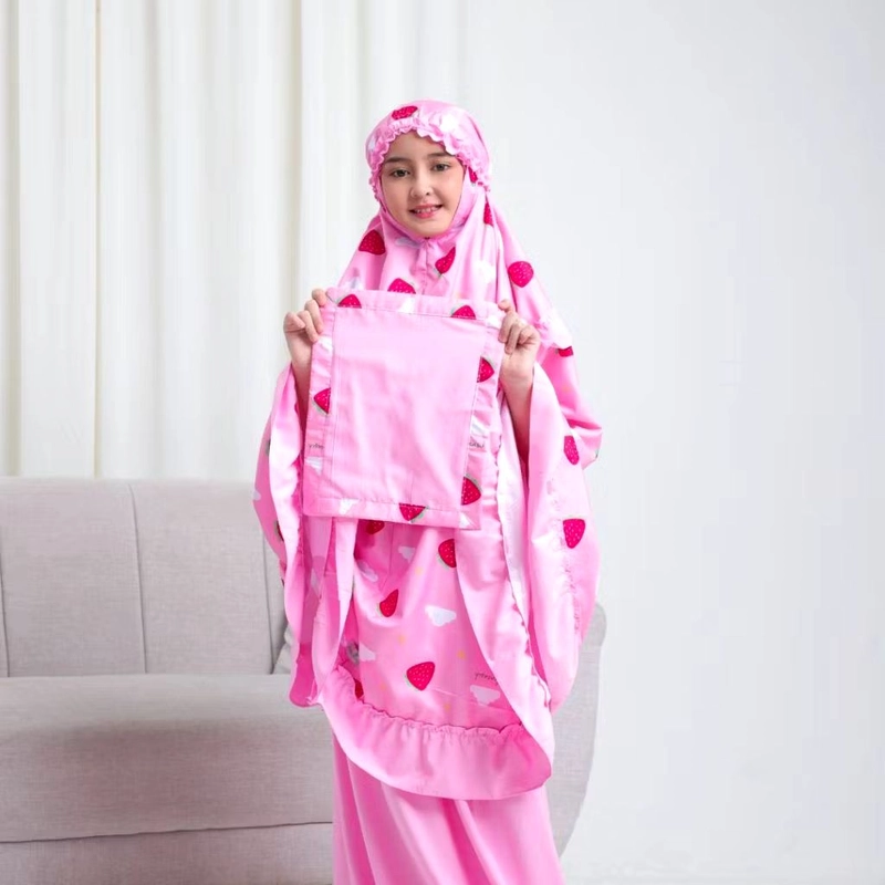 Product image Alifa Shop - Mukena Anak/Mukena Strawbery/Mukena Stroberi/Mukena Tanggung/Mukena Alan Tasik Anak Pink