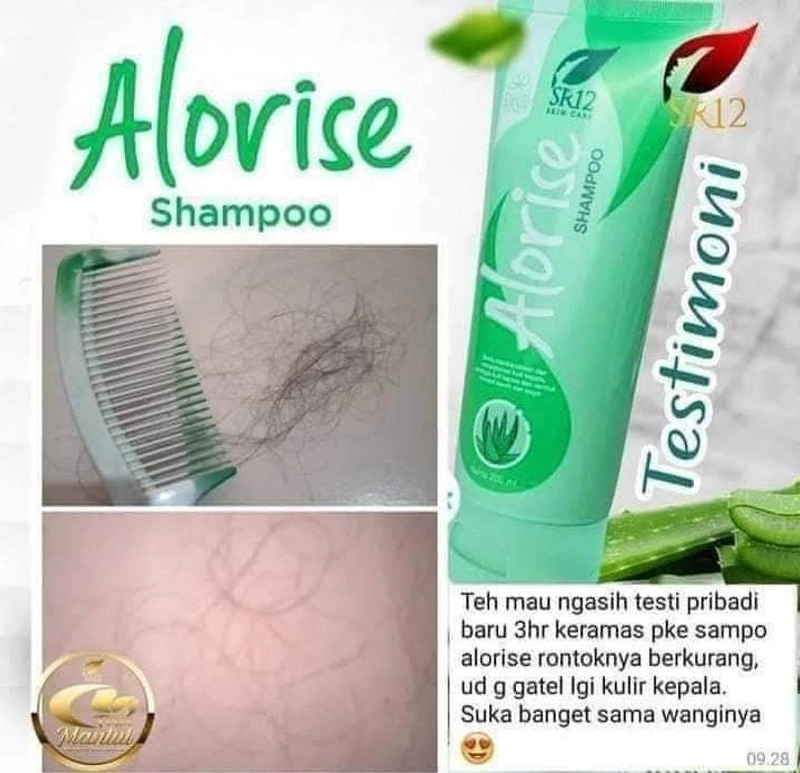 Product image Alorise Shampoo SR12 Shampoo Melebatkan Rambut / Menghitamkan Rambut 100 ml Alorise Shampoo