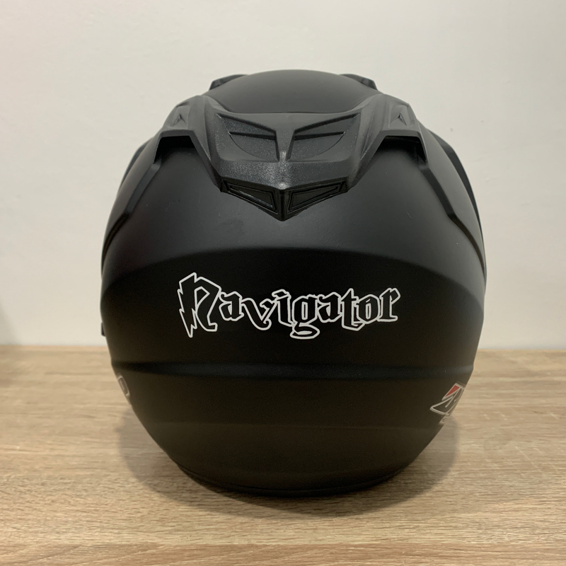 Product image Helm JP7 Hitam Doff - Double Visor (Kaca Clear & Smoke) Helm SNI Helem Dewasa L JP7 Hitam Doff