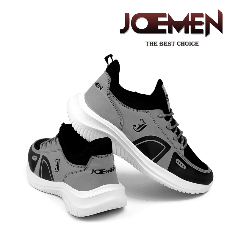 Product image Sepatu Sneakers Pria J 74 Original Brand Lokal Sepatu Sport Pria Wanita terbaru terlaris Anti S 39 Abu