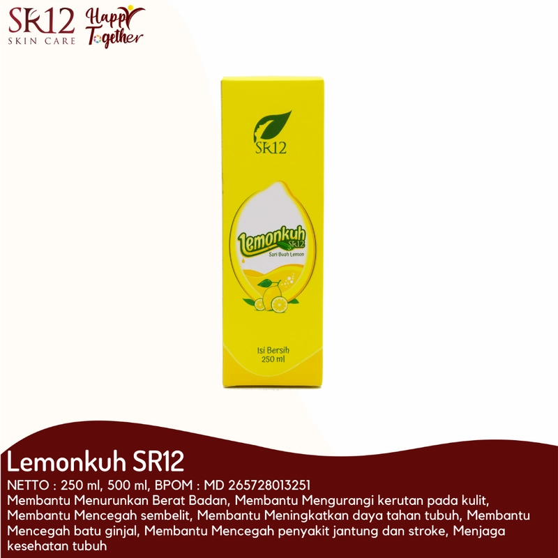 Product image SR12 Lemonkuh Sari Buah Lemon Peras Untuk Meningkatkan Kekebalan Tubuh 250 ml Lemonkuh