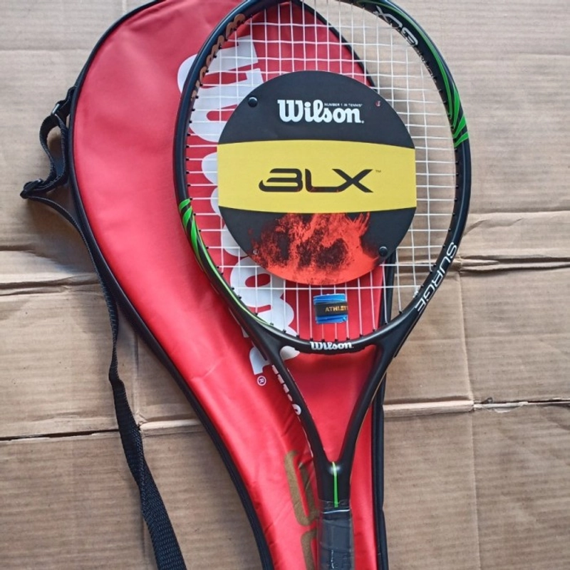 Product image Girik - Raket Tennis Wilson Original Sudah Terpasang Senar Free Tas One Size Hitam