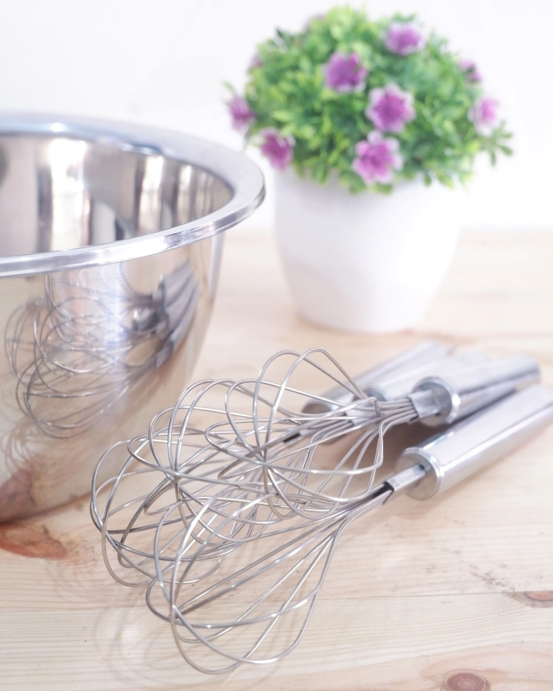 Product image Mumtazqu Store - Alat kocokan adonan kue alat kocokan telur stainless steel Kecil stainless steel