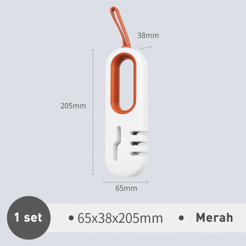 Product image Alat Pengasah Pisau Dan Gunting Multifungsi / Knife Sharpener Pengasah Pisau Putih orange