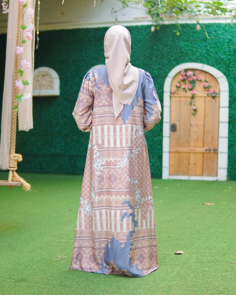 Product image byLayna Official - Baju Gamis Wanita Daniella Dress XXXL Brown Grey