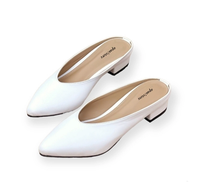 Product image apaastore - Flatshoes Wanita Hak 3 cm 36 PUTIH