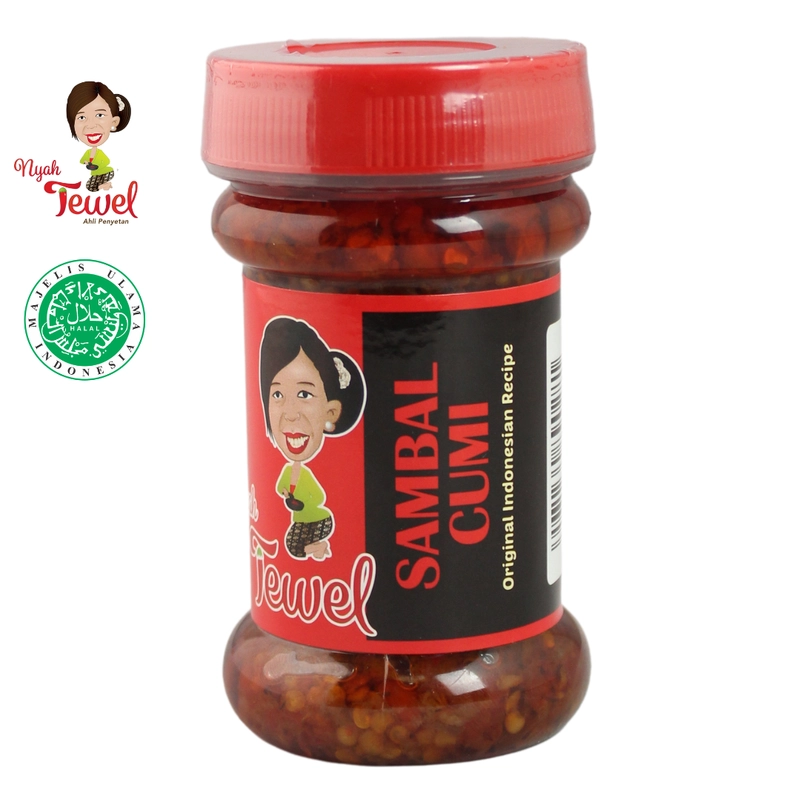 Product image Nyah Tewel - Sambel Cumi Pedas 130 gr Sambal Cumi