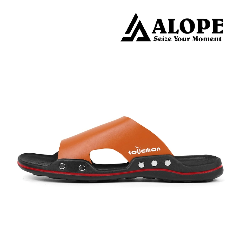 Product image ALOPE OFFICIAL - ALOPE - SANDAL MARVIN SANDAL PRIA BAHAN TEBAL CASUAL NYAMAN 39 coklat