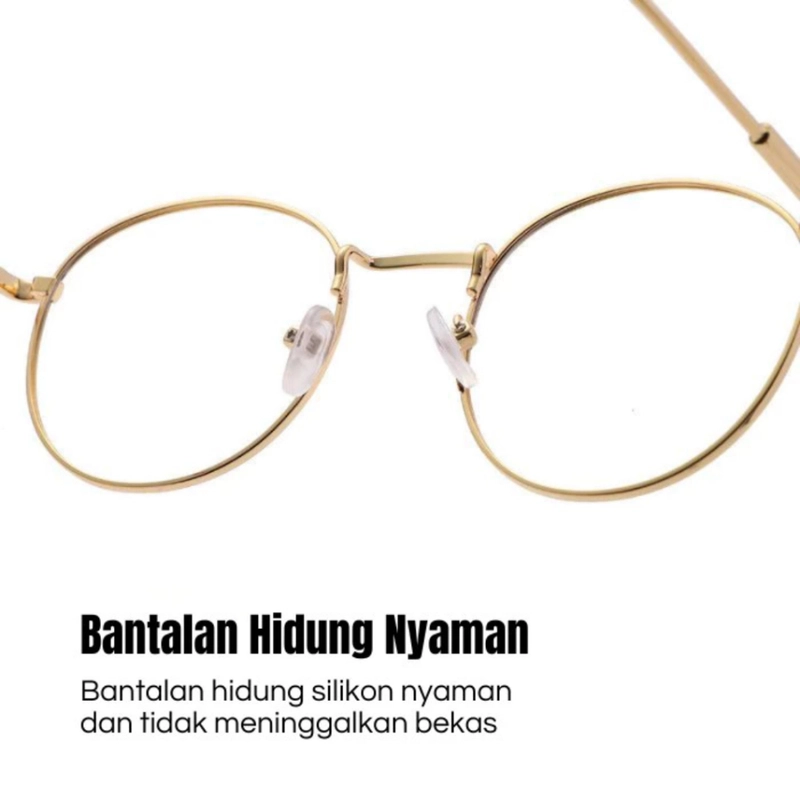 Product image KAHASIL - Kacamata Hitam Photocromic Anti Radiasi Fashion Pria Wanita Bulat PTC003 SILVER all variant