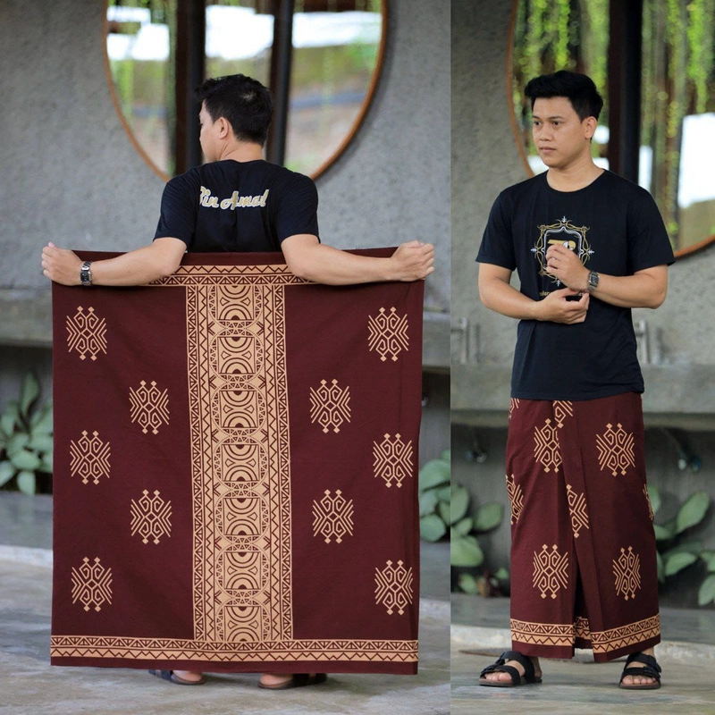 Product image Kois Batik - SARUNG BATIK DEWASA YTR BAGUS Sarung Dewasa Maron