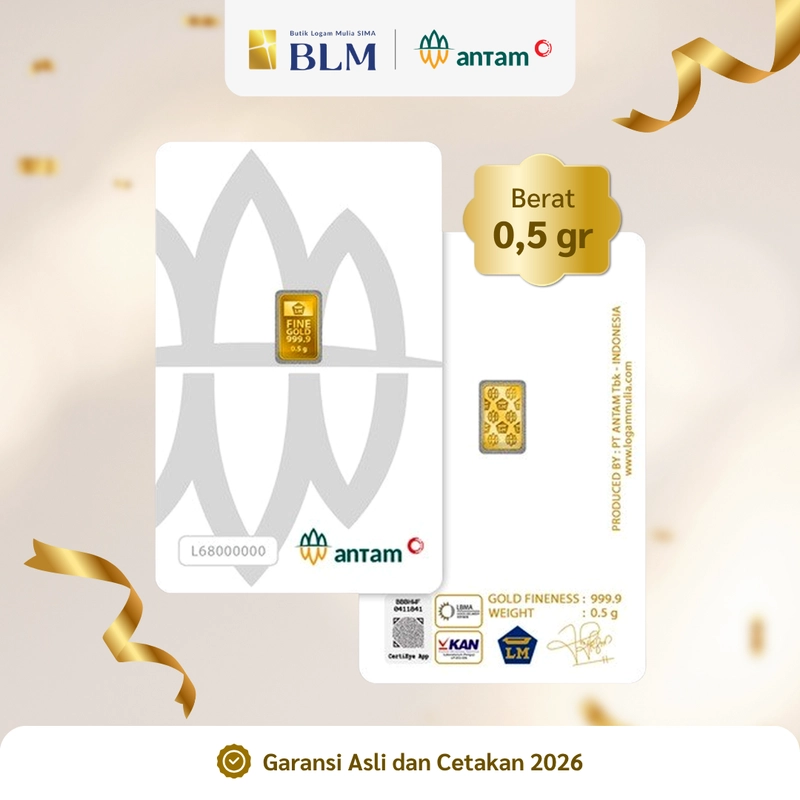 Product image Emas ANTAM - 05 gr 2026 0.5 gr Emas