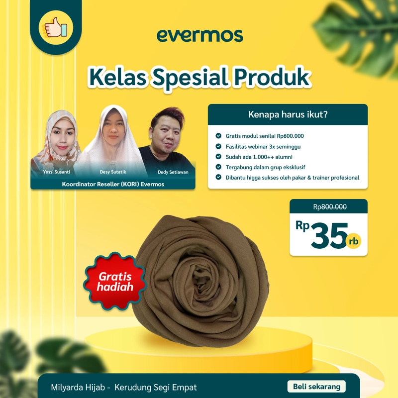 Product image Milyarda Hijab - Kelas Spesial Produk Free Kerudung Segi Empat Voal Paris Premium by Milyarda Allsize Black