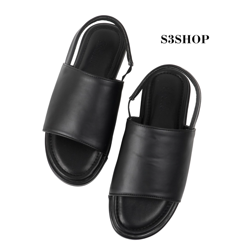 Product image S3SHOP - Sandal Diara S3shop Sendal Wanita Premium Karet Flat Cewek Perempuan 39 Black