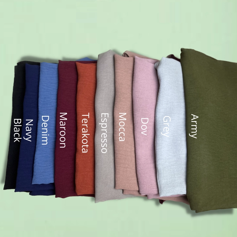 Product image Loverhydar - Loverhydar - Hijab Bergo Cyra Crinkle L Espresso