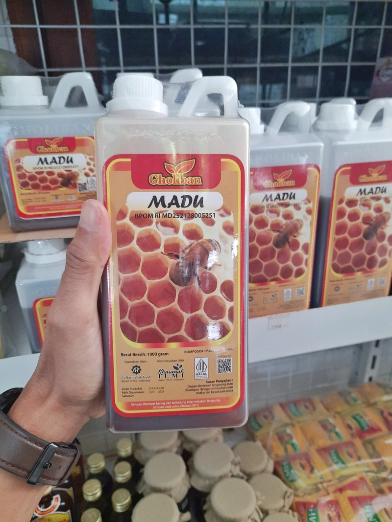 Product image Madu Gholiban 1kg - Suplemen Kesehatan Untuk Anak & Dewasa 1000g manis