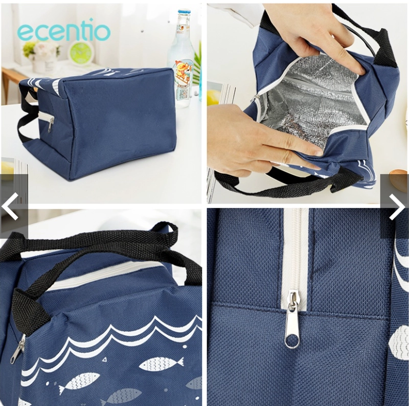 Product image Ecentio Insulated Lunch Bag ILBA-0613 21.0*17.0*15.0 Navy Blue