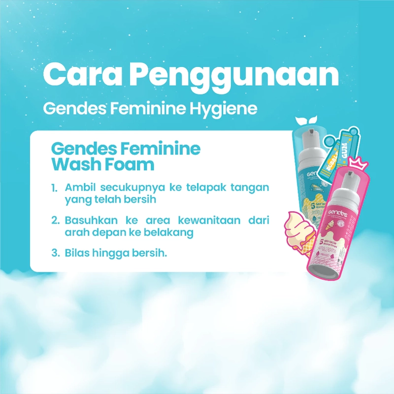 Product image GENDES - Gendes Sweet Aromatic Feminine Care Wash Foam Grape 5 Miracle Bioactives 55ml Grape