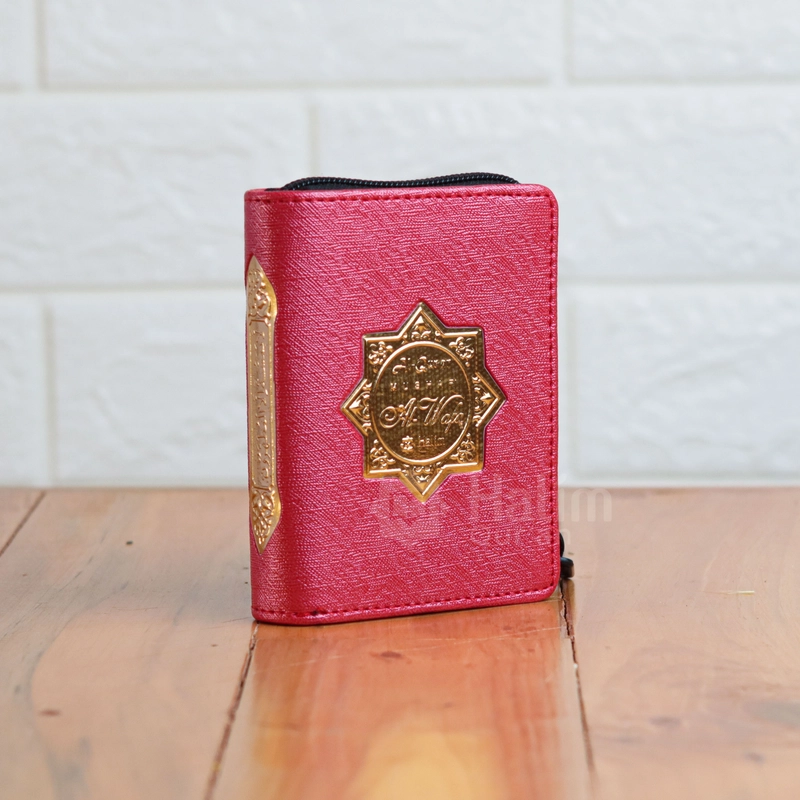 Product image Halim Quran - MUSHAF AL QURAN AL WAFA A7 TSUMUN RESLETING #NEWCOVER Hitam QURAN + NAMA